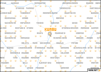 map of Kumau