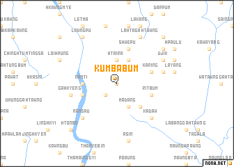 map of Kumbabum