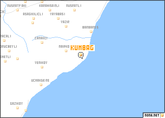 map of Kumbağ