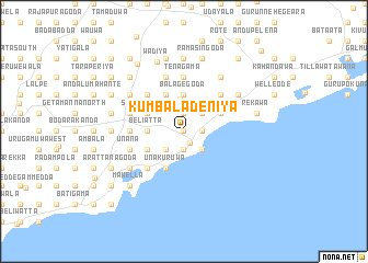 map of Kumbaladeniya