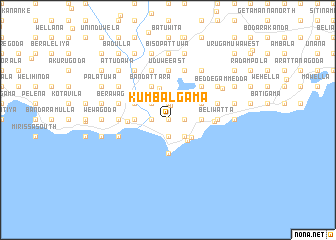 map of Kumbalgama