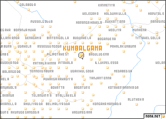 map of Kumbalgama