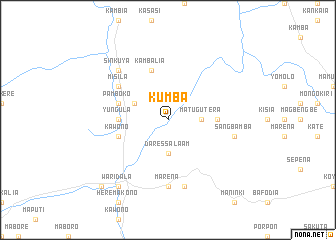 map of Kumba