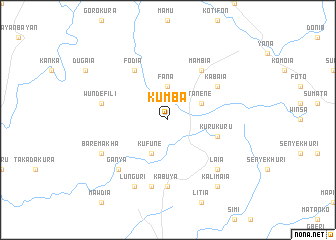 map of Kumba