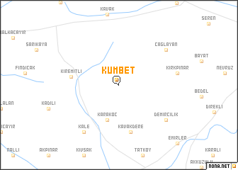 map of Kümbet
