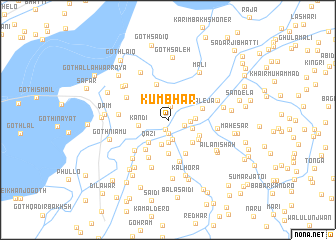 map of Kumbhār