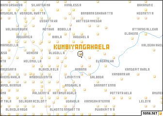 map of Kumbiyangahaela