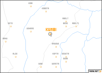 map of Kʼumbī