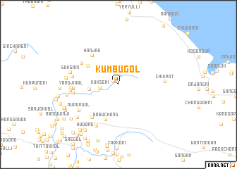 map of Kŭmbu-gol