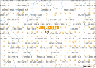 map of Kumbukgete
