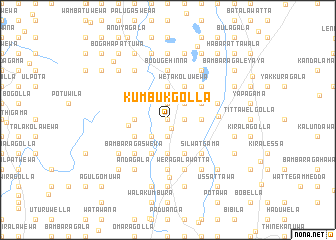 map of Kumbukgolla