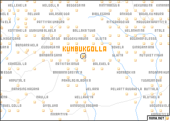 map of Kumbukgolla