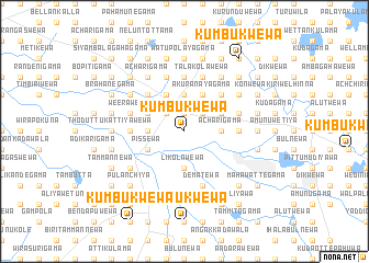 map of Kumbukwewa