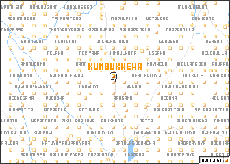 map of Kumbukwewa