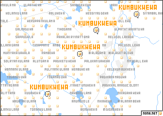 map of Kumbukwewa