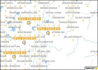 map of Kumbukwewa