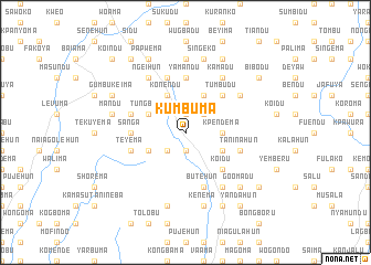 map of Kumbuma