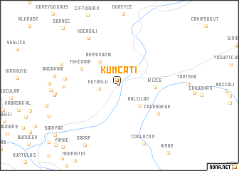 map of Kumçatı