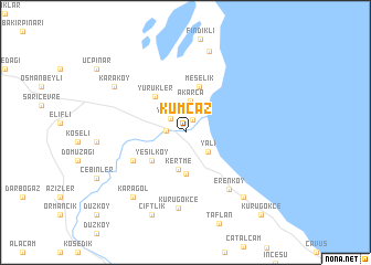 map of Kumcaz