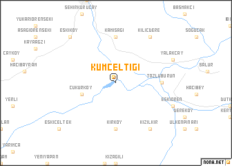 map of Kumçeltiği