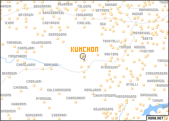 map of Kŭm-ch\