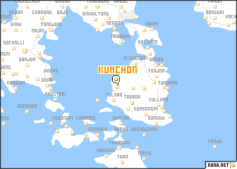 map of Kŭmch\