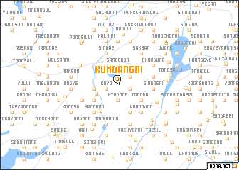 map of Kŭmdang-ni