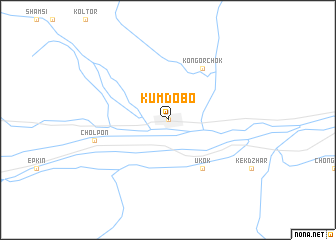 map of Kum-Döbö