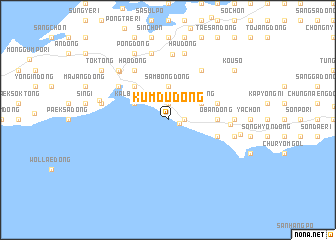 map of Kŭmdu-dong