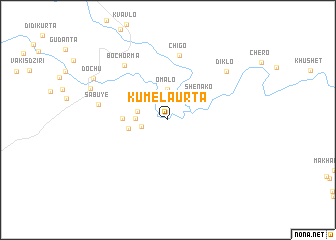 map of Kʼumelaurtʼa