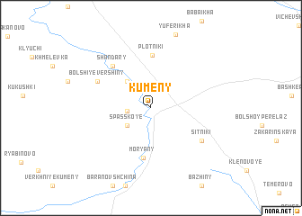 map of Kumeny