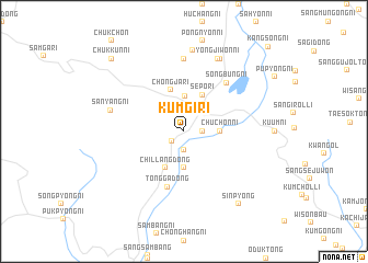 map of Kŭmgi-ri