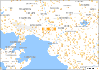 map of Kŭmgok