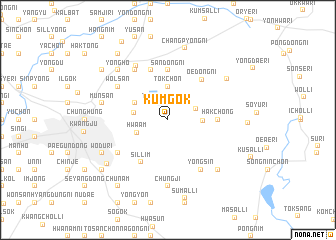 map of Kŭmgok