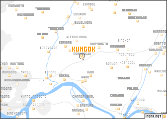 map of Kŭmgok