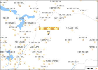 map of Kŭmgong-ni