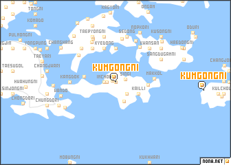 map of Kŭmgong-ni