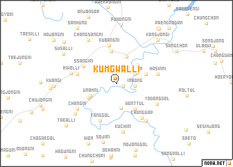 map of Kŭmgwal-li