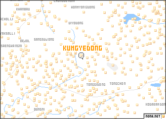 map of Kŭmgye-dong