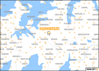 map of Kŭmhang-ni