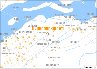 map of Kumhārān ki Basti