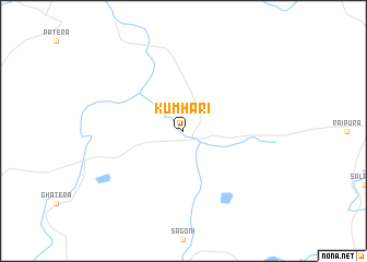 map of Kumhāri