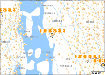 map of Kumhārwāla