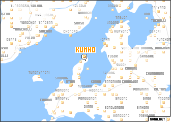 map of Kŭmho