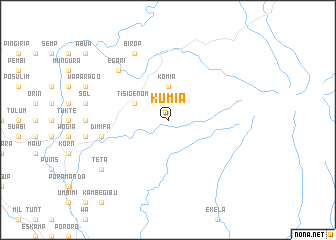 map of Kumia