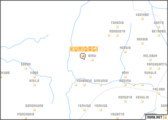 map of Kumidagi