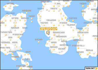 map of Kumi-dong