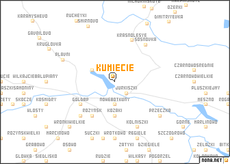 map of Kumiecie