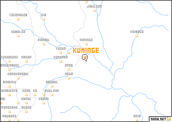 map of Kuminge