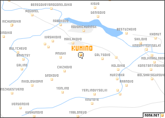 map of Kumino